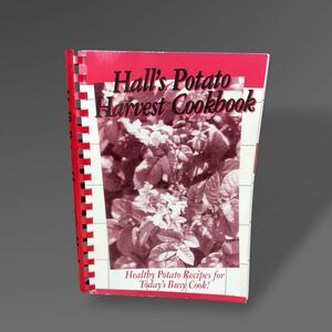Hall's‎ Potato Harvest Cookbook 1993 Red River Valley ND Farm Spiral Coil